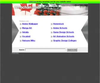 Zerochan.com(The Leading Zero Can Site on the Net) Screenshot