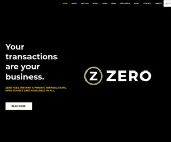 Zerocurrency.io(Zero Currency) Screenshot