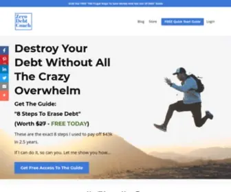 Zerodebtcoach.com(Brad Long) Screenshot