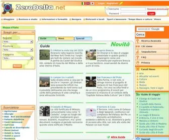 Zerodelta.net(La tua guida di viaggio per l'Italia) Screenshot