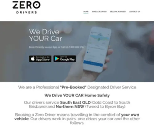 Zerodrivers.com.au(Zerodrivers) Screenshot