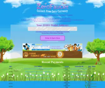 Zerofaucet.com(Zerofaucet) Screenshot