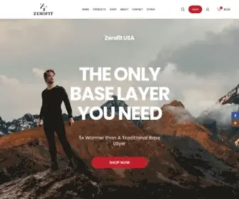 Zerofitusa.com(ZeroFit USA) Screenshot