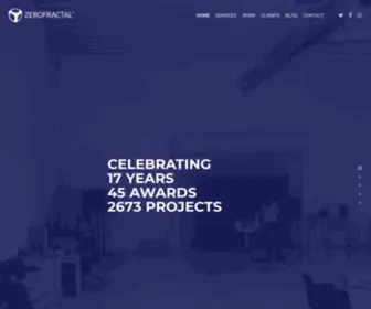 Zerofractal.com(An award) Screenshot