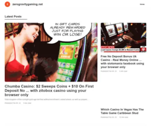 Zerogravitygaming.net(Directory of) Screenshot