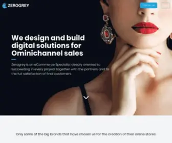 Zerogrey.com(We take your e) Screenshot