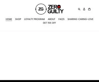 Zeroguiltyus.com(Chocolate Hazelnut Spread) Screenshot