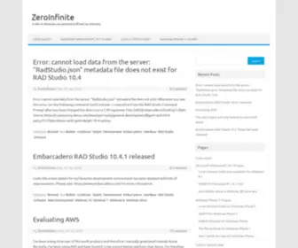 Zeroinfinite.co.uk(Zero) Screenshot
