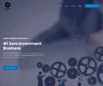 Zeroinvestmentbusiness.xyz(Zero Investment Business club) Screenshot