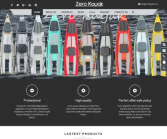 Zerokayak.com(Zero Kayak CO) Screenshot