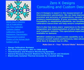 Zerokdesigns.com(Zero K Designs Home) Screenshot