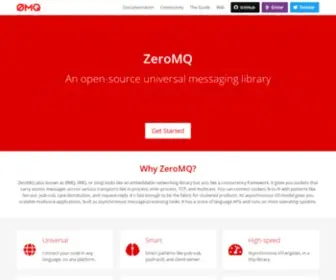 Zeromq.org(Zeromq) Screenshot