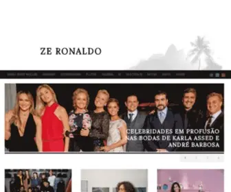 Zeronaldo.com(Ze Ronaldo) Screenshot