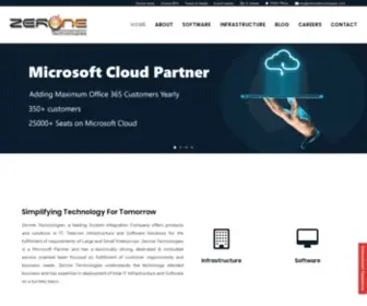 Zeronetechnologies.com(Zerone Technologies Qatar) Screenshot
