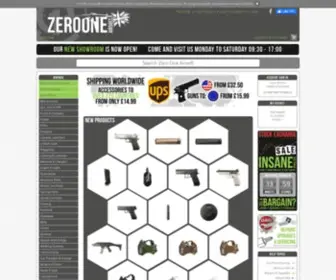 Zerooneairsoft.com(Zero One Airsoft) Screenshot