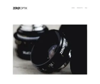 Zerooptik.com(ZERØ) Screenshot