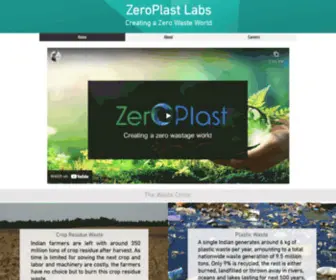 Zeroplastlabs.com(ZeroPlast Labs develops sustainable materials) Screenshot