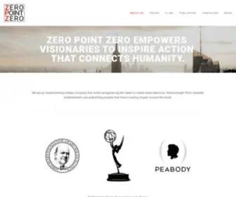 Zeropointzero.com(ZERO POINT ZERO empowers visionaries to inspire action) Screenshot
