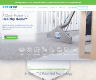 Zerorezdavisweber.com(Carpet Cleaning Experts) Screenshot