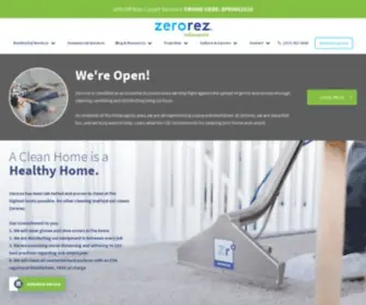 Zerorezindianapolis.com(Carpet Cleaning Indianapolis) Screenshot