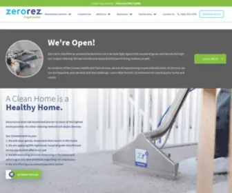 Zerorezpugetsound.com(Zerorez of Puget Sound Carpet Cleaning) Screenshot