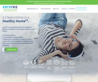 ZerorezsouthJersey.com(Carpet Cleaning Experts) Screenshot