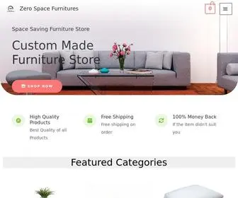 Zerospacefurniture.com(Zero Space Furnitures) Screenshot