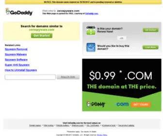 Zerospyware.com(Site off) Screenshot