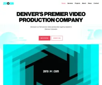 Zerosun.com(Denver's Video Production Company Since 2009) Screenshot