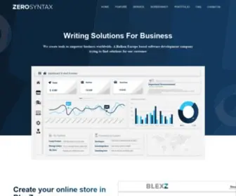 Zerosyntax.com(A nano team with coding skill) Screenshot