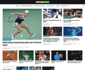 Zerotennis.com(Tennis News and Rumours) Screenshot