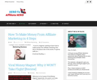 Zerotoaffiliatehero.com(Zero To Affiliate Hero) Screenshot