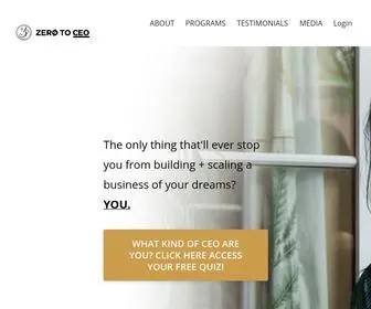 Zerotoceo.co(Zero to CEO) Screenshot