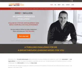 Zerotomillion.com(Zero to Million) Screenshot