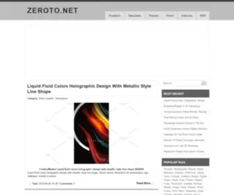 Zeroto.net(Creative handcrafted) Screenshot