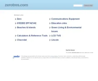 Zerotres.com(zerotres) Screenshot