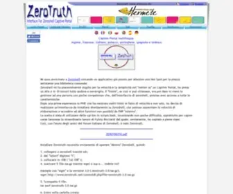 Zerotruth.net(Zerotruth Captive Portal) Screenshot