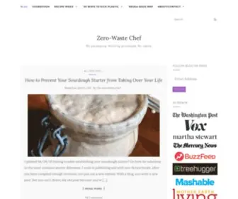 Zerowastechef.com(Zero-Waste Chef) Screenshot