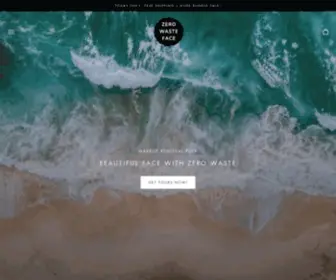 Zerowasteface.com(Zero Waste Face) Screenshot