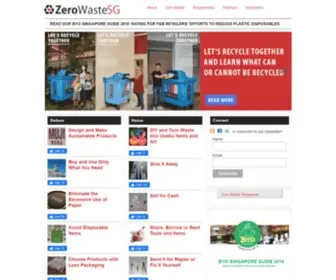 Zerowastesg.com(Zero Waste SG) Screenshot