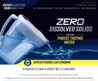 Zerowater.co.uk(Water Filter Jugs from ZeroWater) Screenshot
