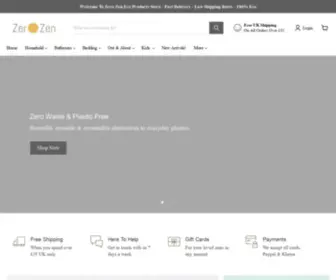 Zerozen.co.uk(Eco Friendly Products) Screenshot