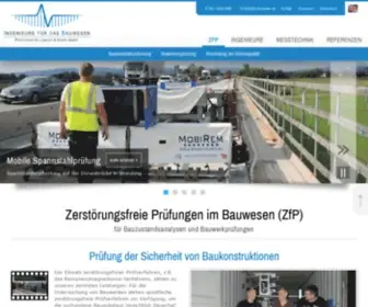 Zerstoerungsfreie-Pruefungen.de(ZFP Bauwesen) Screenshot