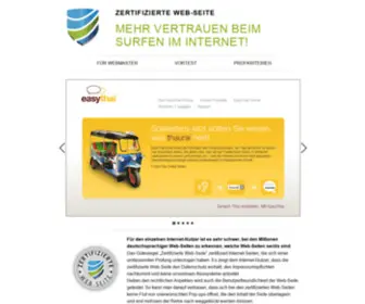 Zertifizierte-Web-Seite.de(Zertifizierte Web) Screenshot