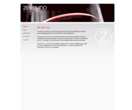 Zertivino.ch(Verein) Screenshot