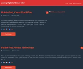 Zeshan.com(Learning Digital /by/ Zeshan Sattar) Screenshot