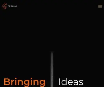 Zesium.com(Bring Ideas To Life) Screenshot