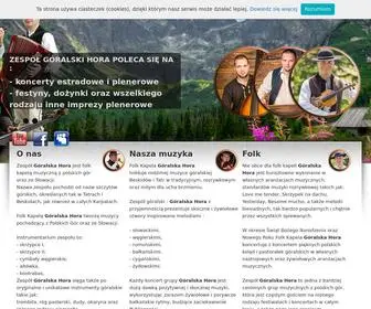 Zespolgoralski.pl(Zespół Góralski Folk Kapela HORA) Screenshot