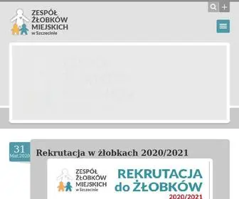 Zespolzlobkow.szczecin.pl(Żłobki miejskie w Szczecinie) Screenshot