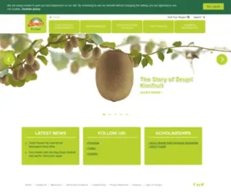 Zespri.com(Zespri Kiwifruit) Screenshot